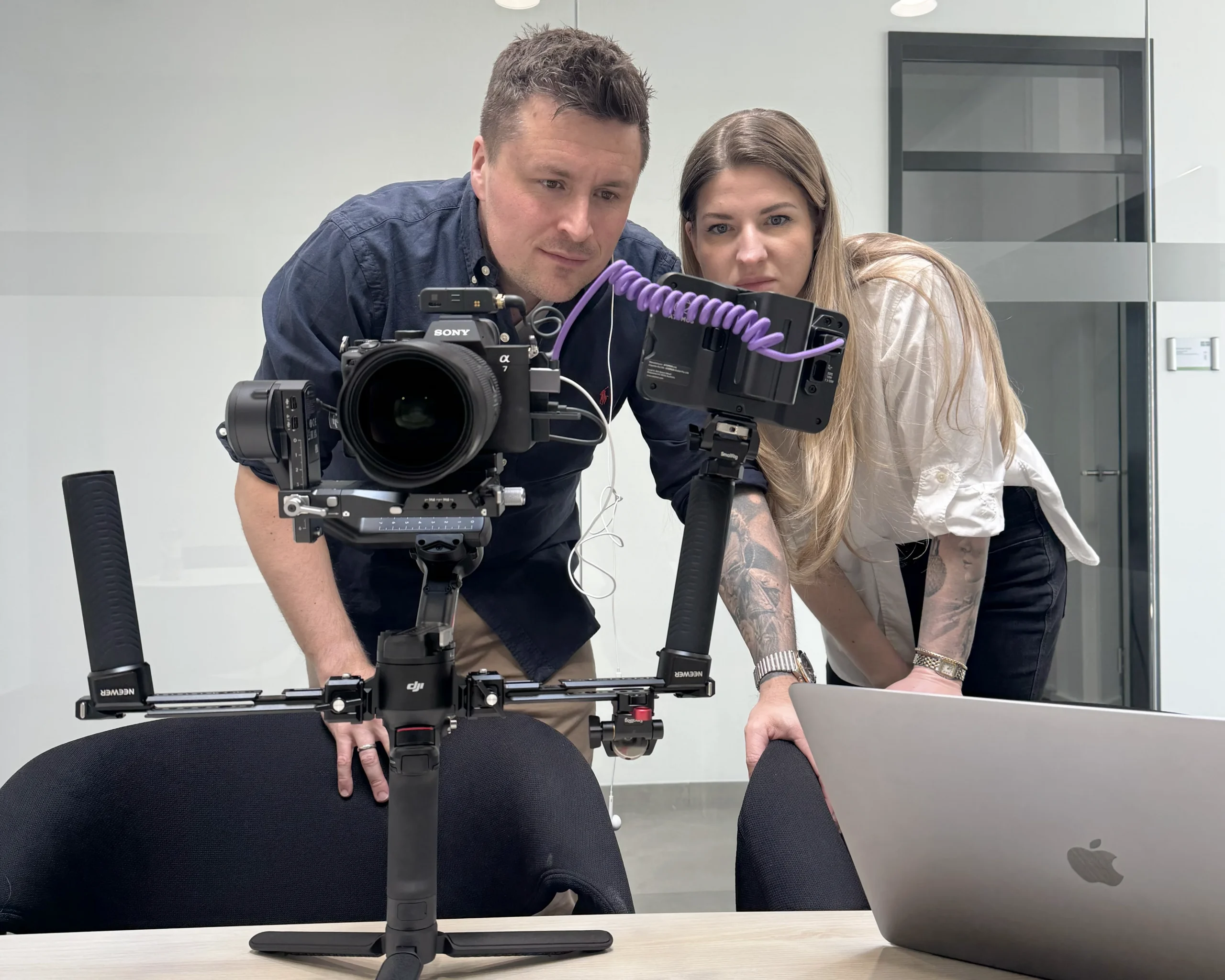 Hauptmotiv: Recruiting-Video beim Kunden