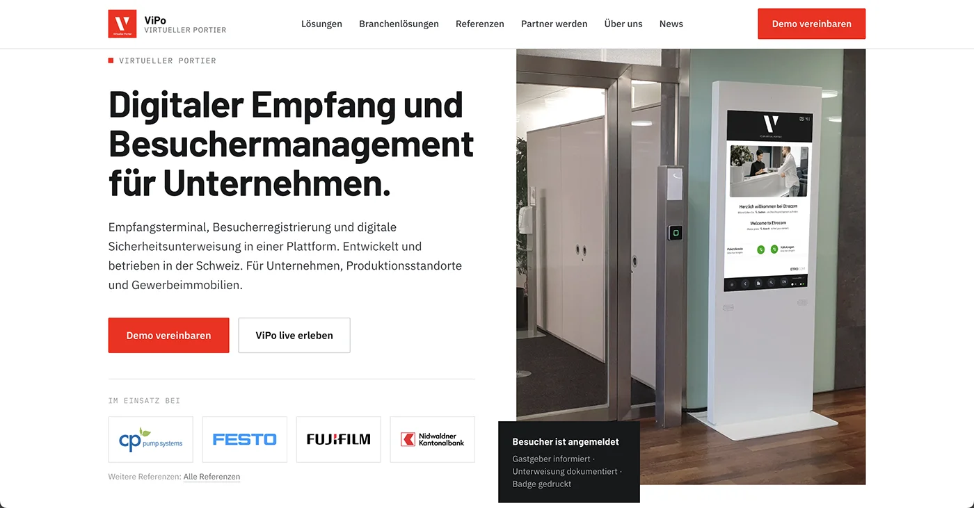 Fertige Homepage auf Laptop und Smartphone